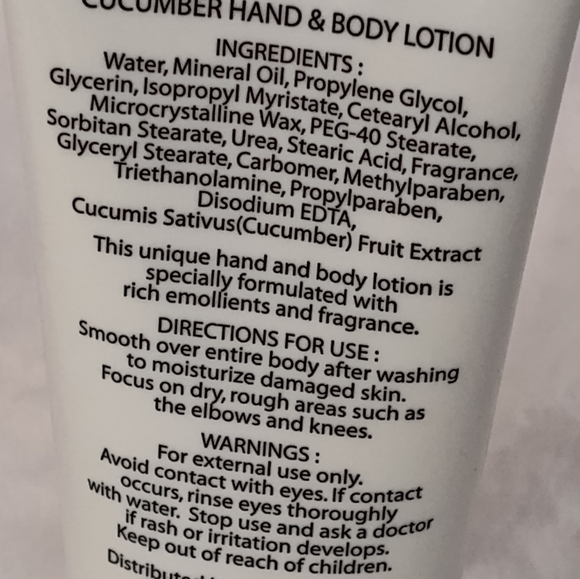 NWT! CODI New York Cucumber Lotion 3.3oz - Picture 5 of 7